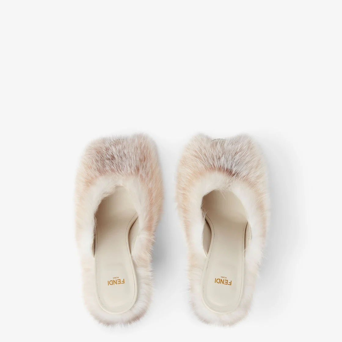 Fendi Arco Shearling Sandals - Image 3
