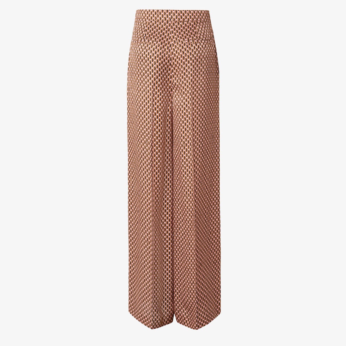 Dots Jacquard Silk Trousers - Image 3
